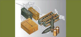German 10.5 cm Ammo & Access