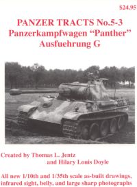 Panzer Tracts # 5-3: Panzerkampfwagen Panther:  Ausfuehrung  G